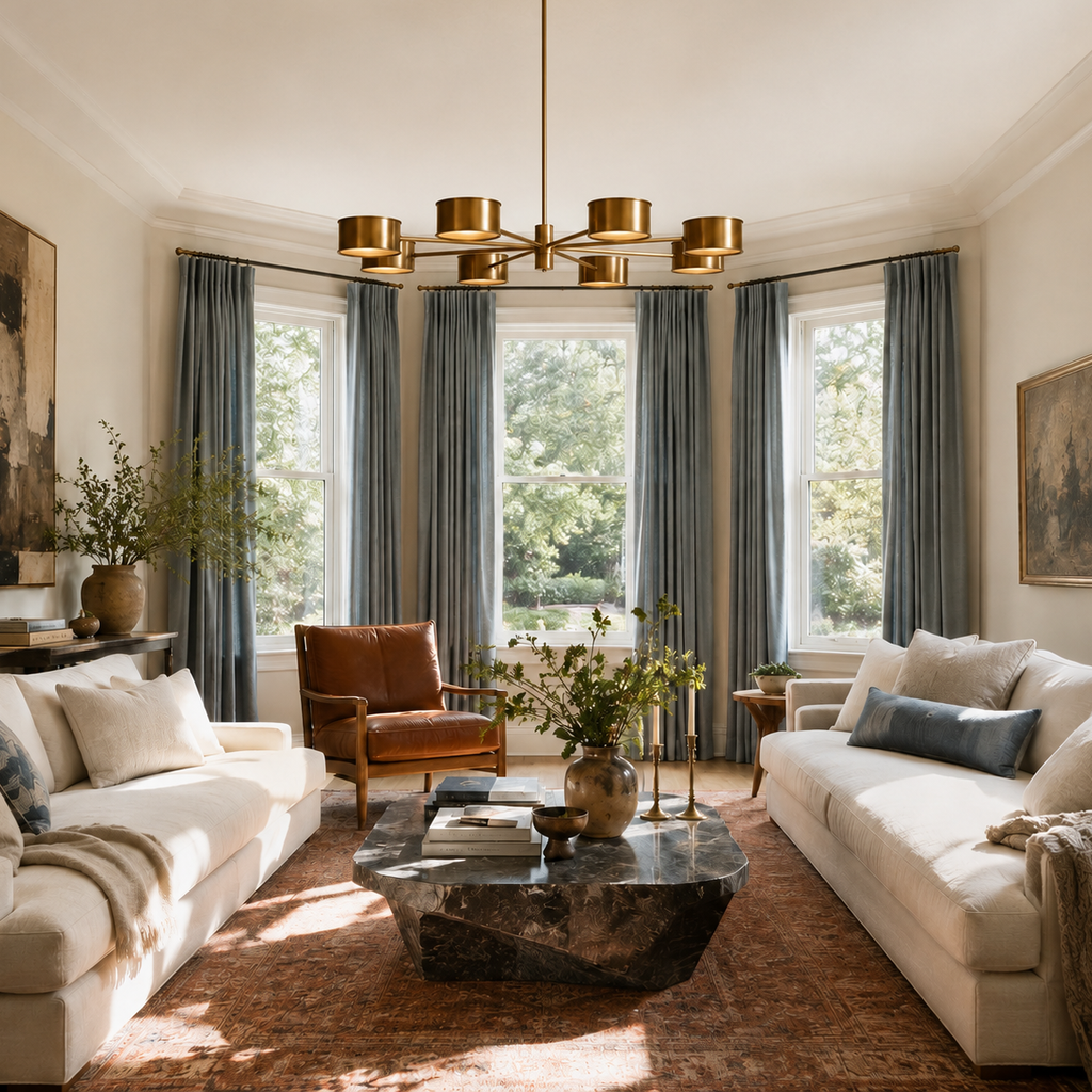 Daphne Metal Round Chandelier