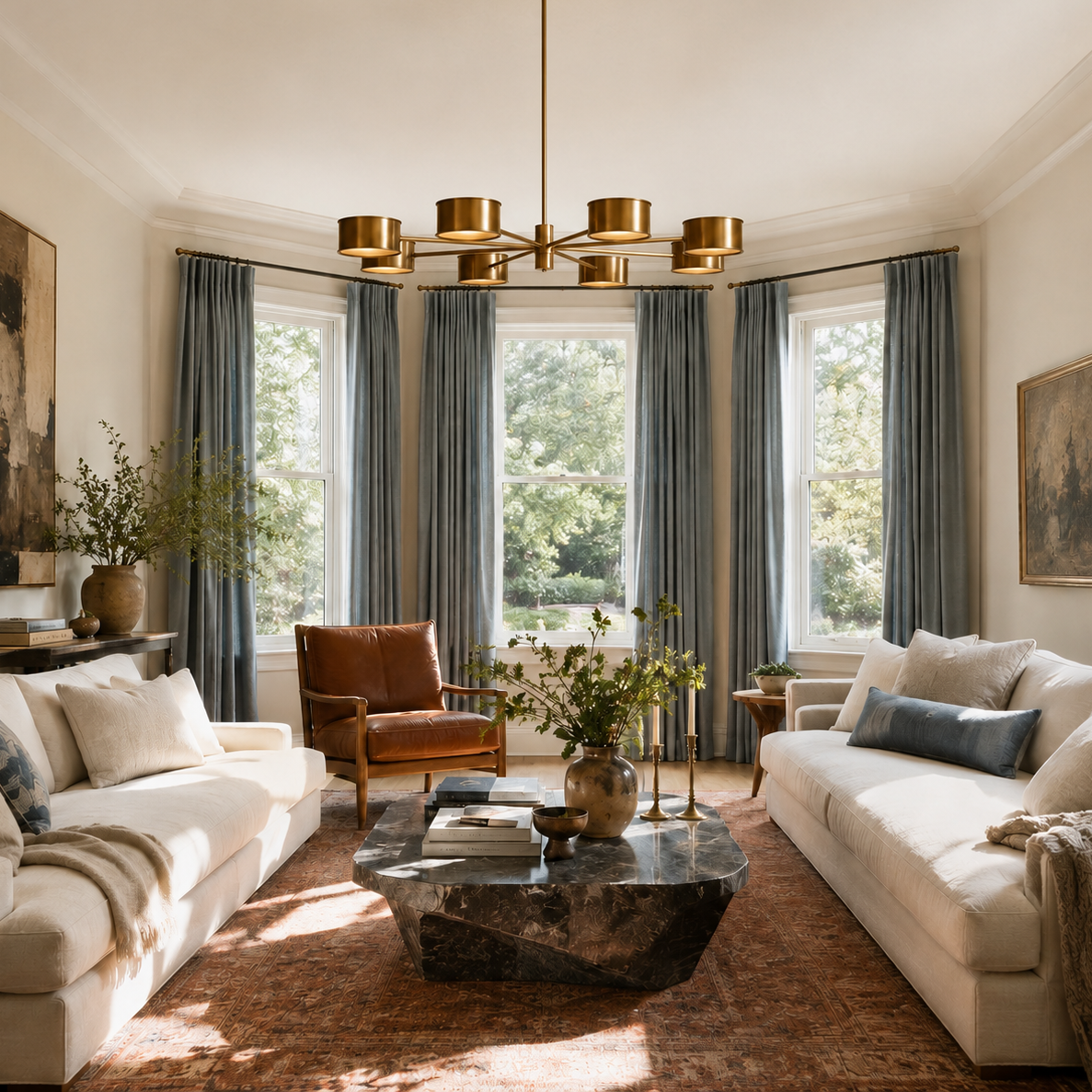 Daphne Metal Round Chandelier