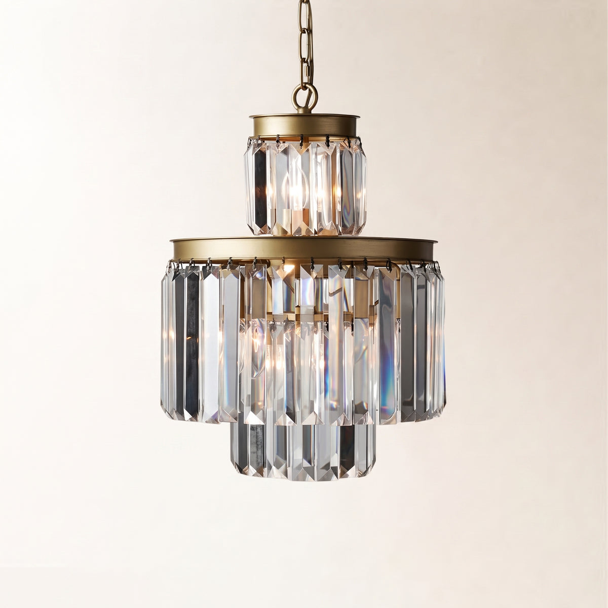 Leyland 15" Chandelier in Brass