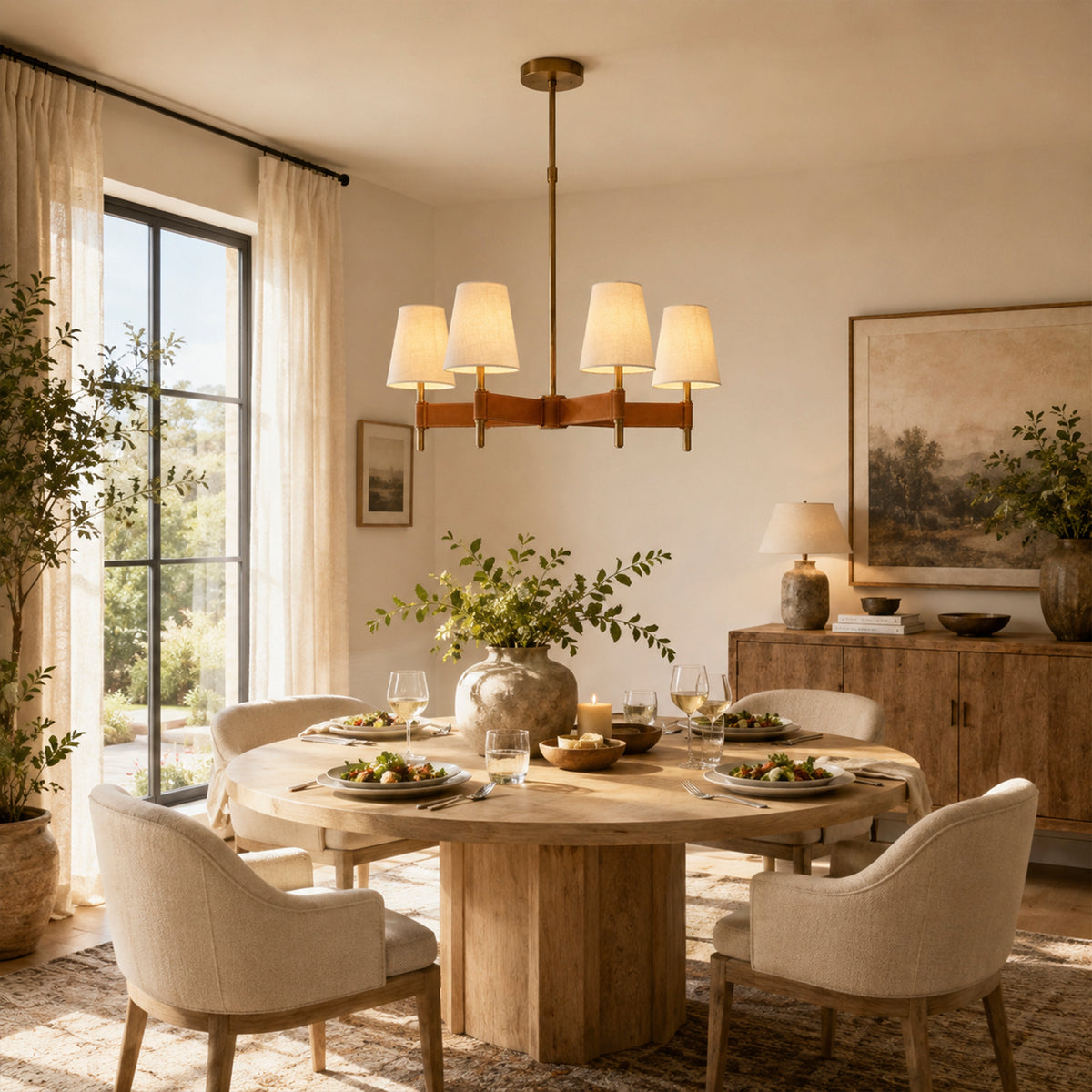 Hastings 4-Light Cross Chandelier