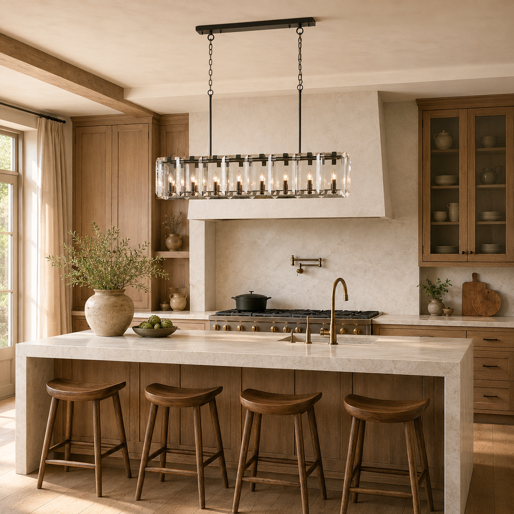 Amaya Rectangular Chandelier 40'' 53''