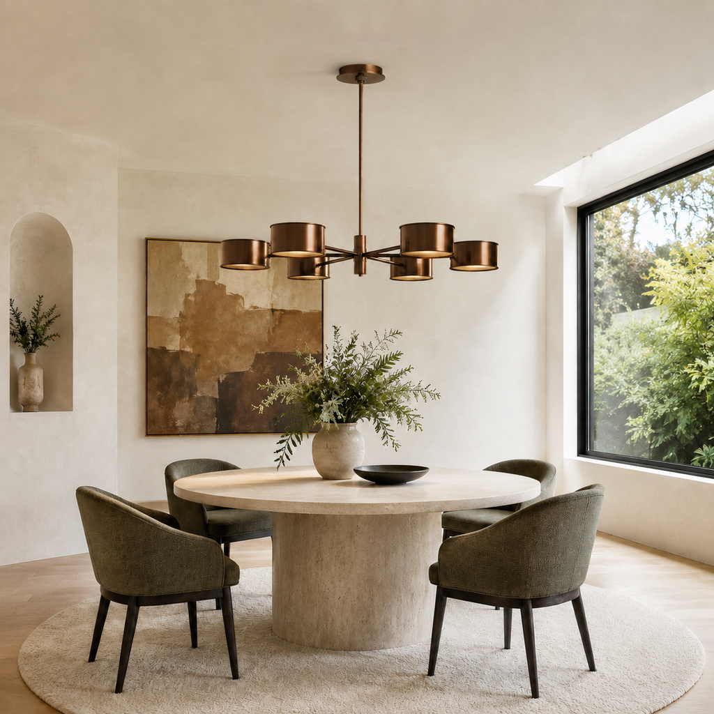 Daphne Metal Round Chandelier