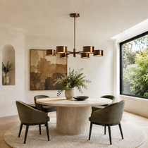 Daphne Metal Round Chandelier