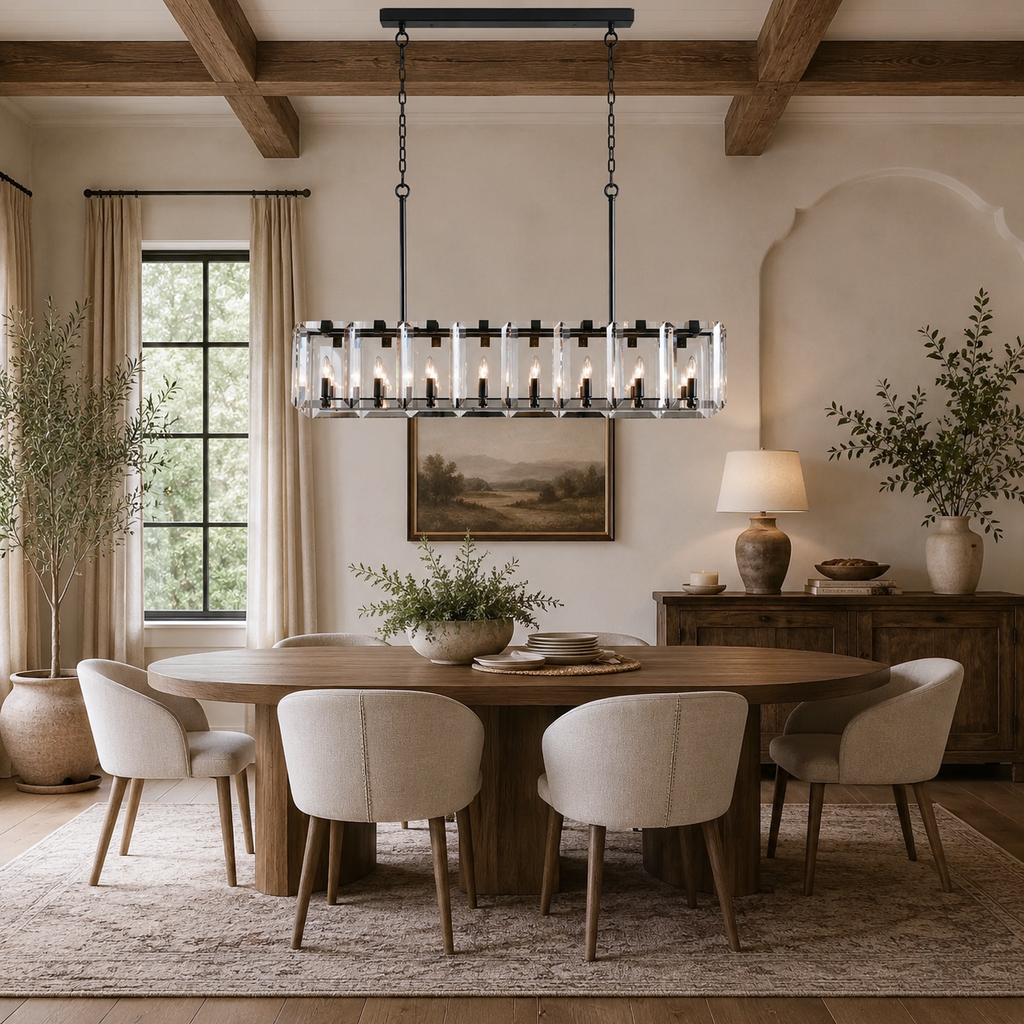 Amaya Rectangular Chandelier 40'' 53''