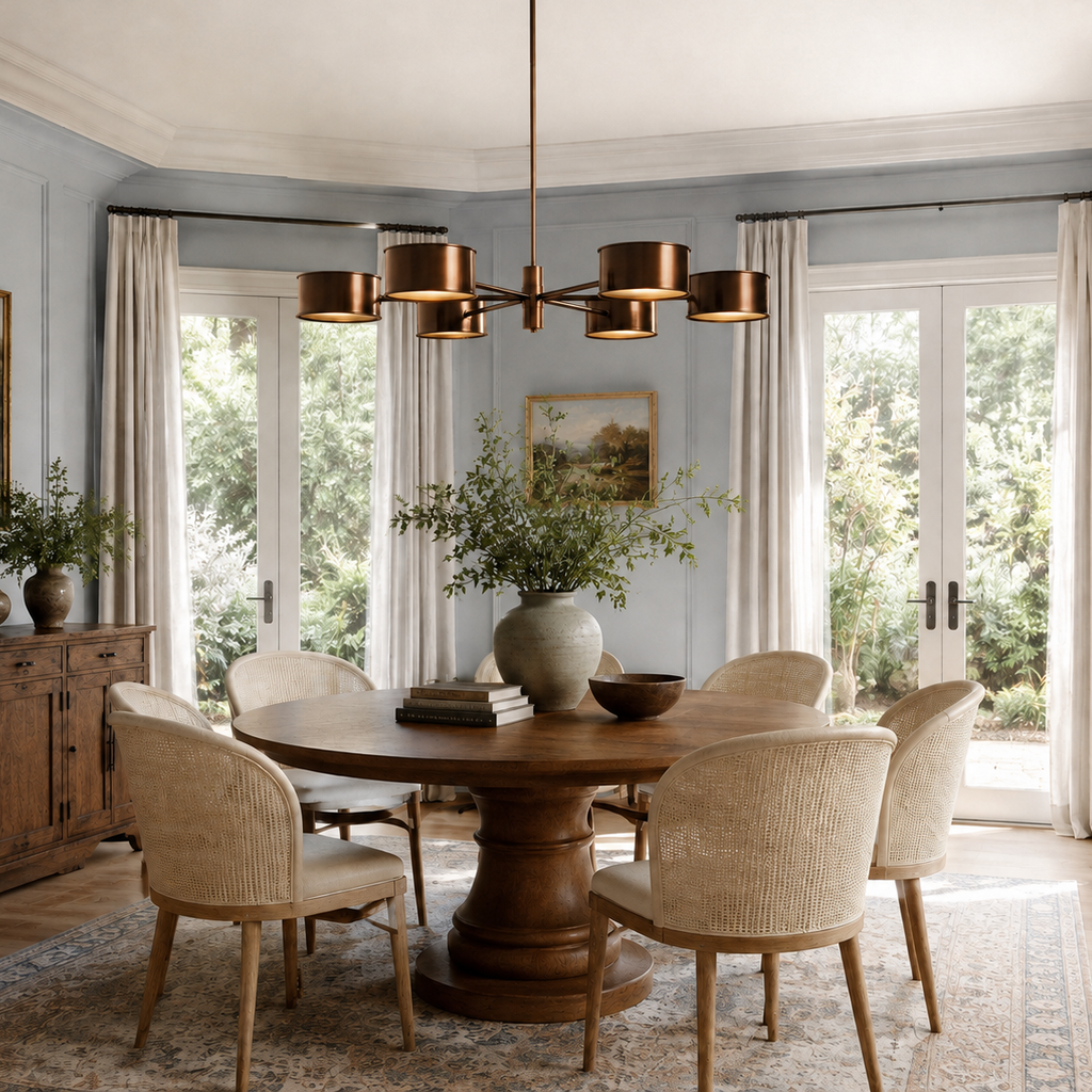 Daphne Metal Round Chandelier