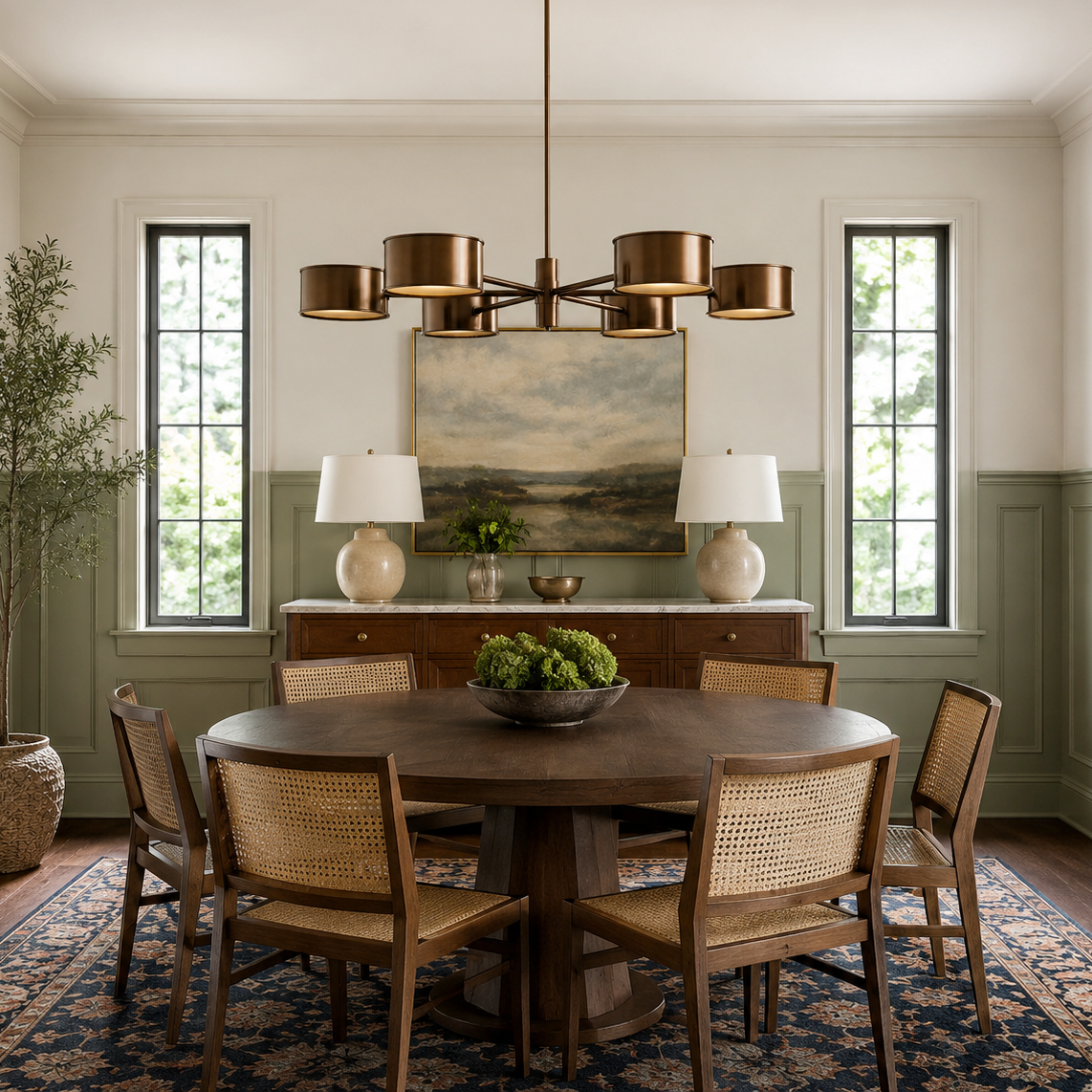 Daphne Metal Round Chandelier Secondary image