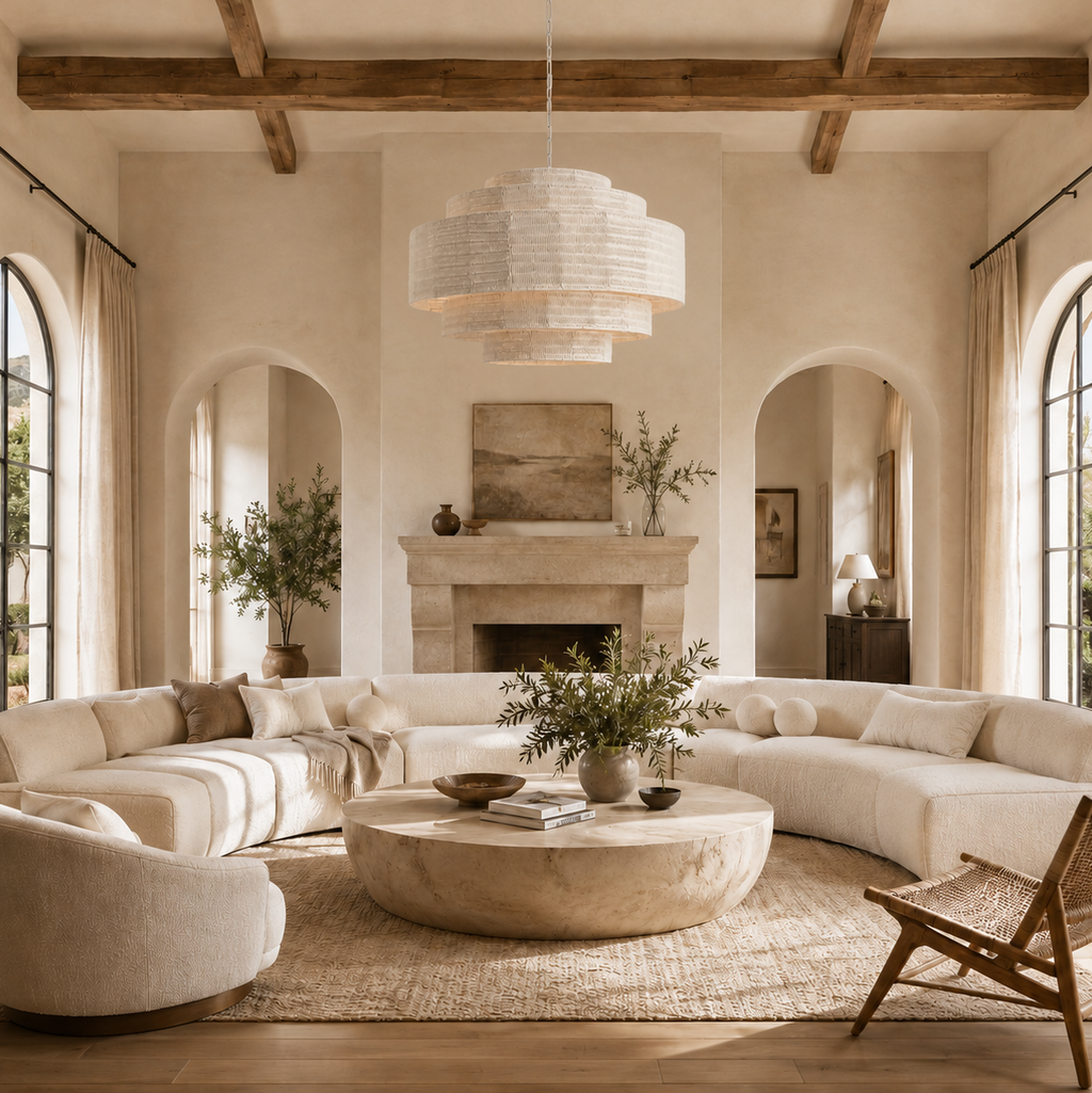 Paloma 28" Chandelier in White
