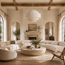 Paloma 28" Chandelier in White