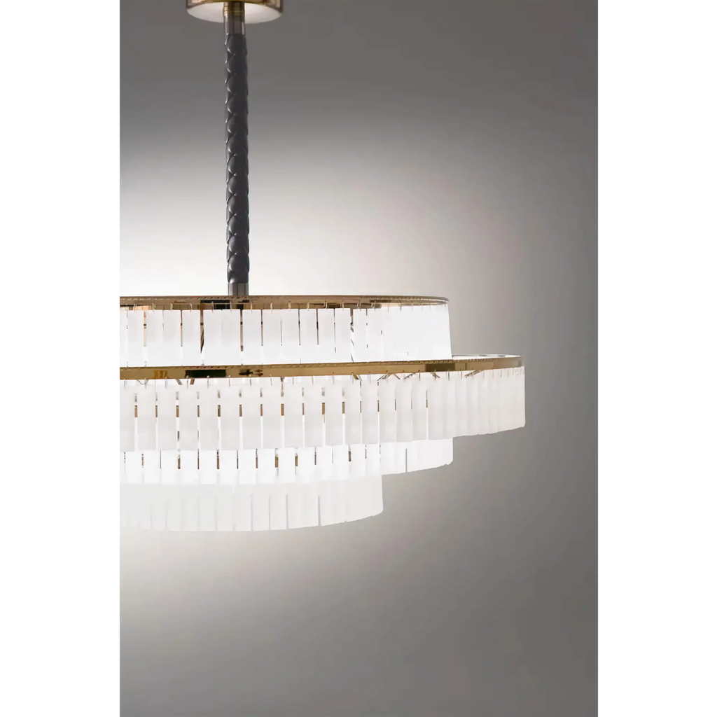 PRISMA CHARLES TIERED CRYSTAL CHANDELIER 23.6" 31.5"D