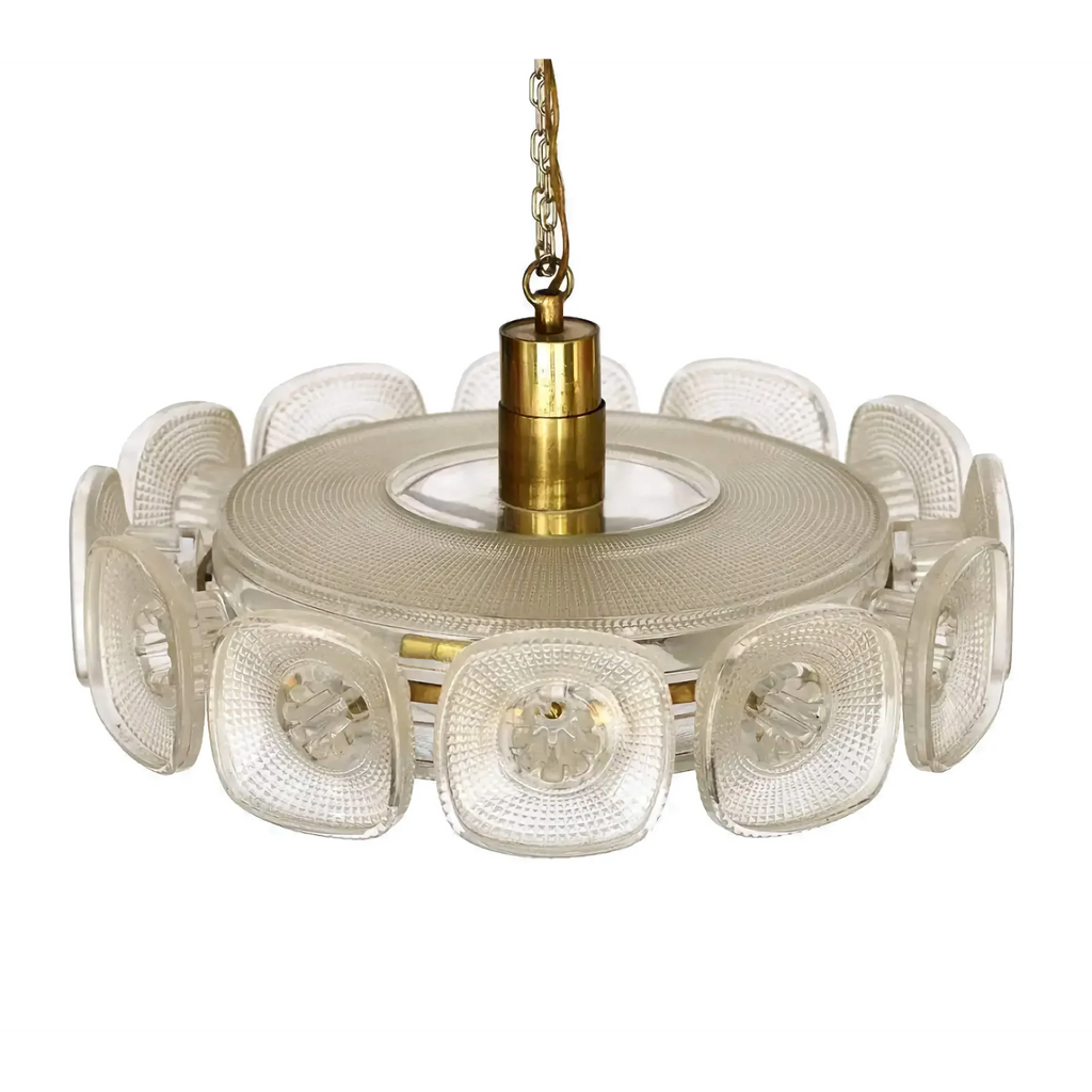 HAVEN CLEAR CRYSTAL CHANDELIER 23.6" 31.5"W