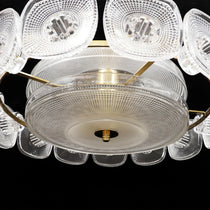 HAVEN CLEAR CRYSTAL CHANDELIER 23.6" 31.5"W
