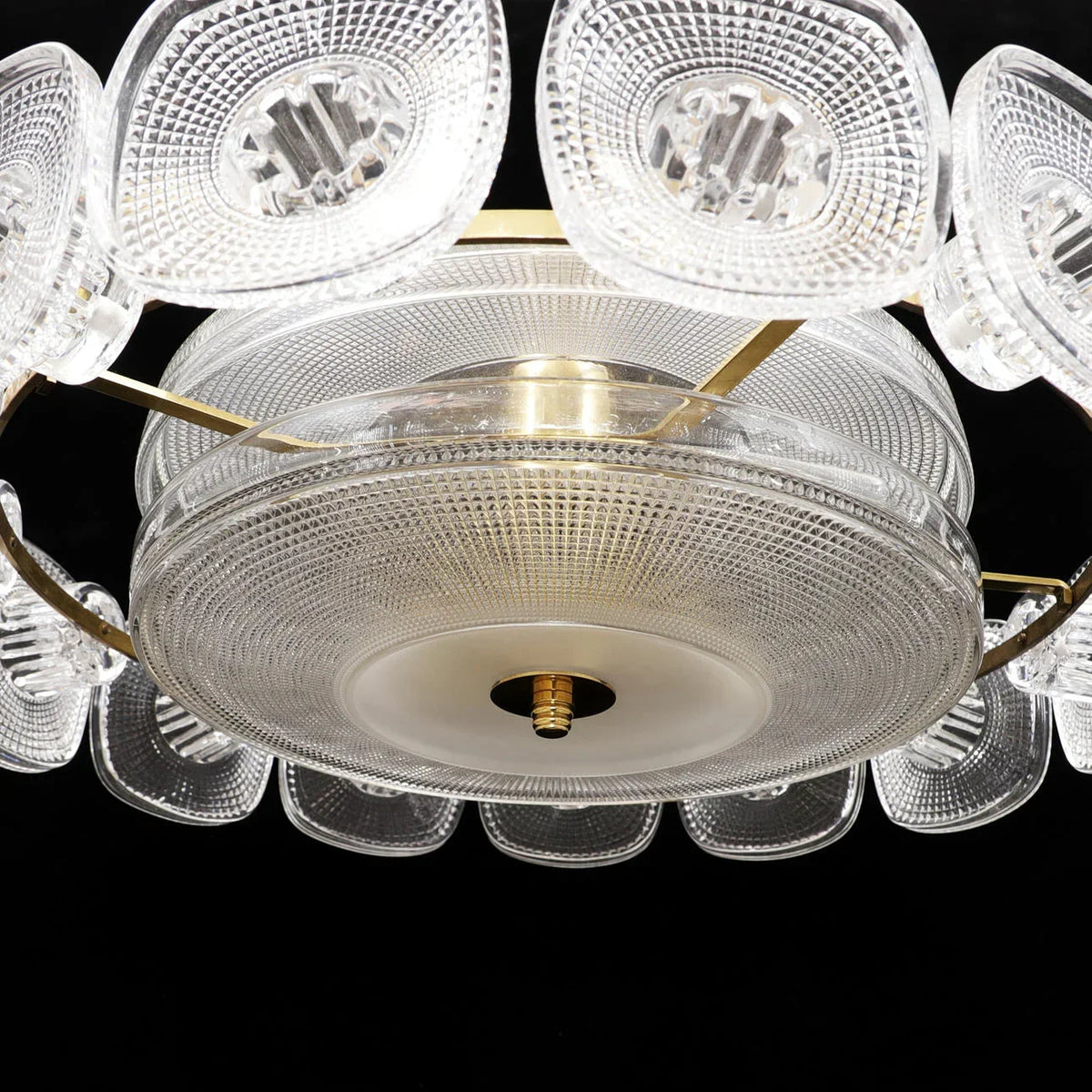 HAVEN CLEAR CRYSTAL CHANDELIER 23.6" 31.5"W