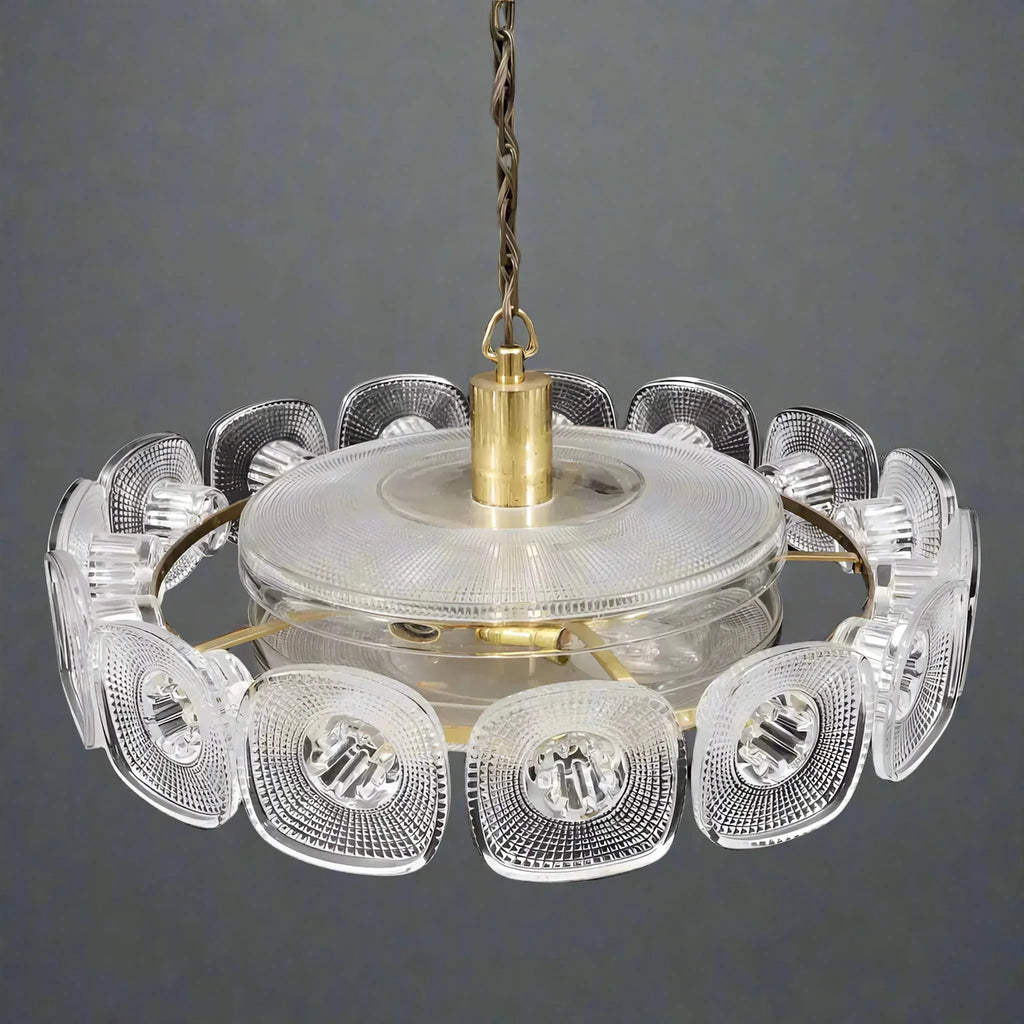 HAVEN CLEAR CRYSTAL CHANDELIER 23.6" 31.5"W