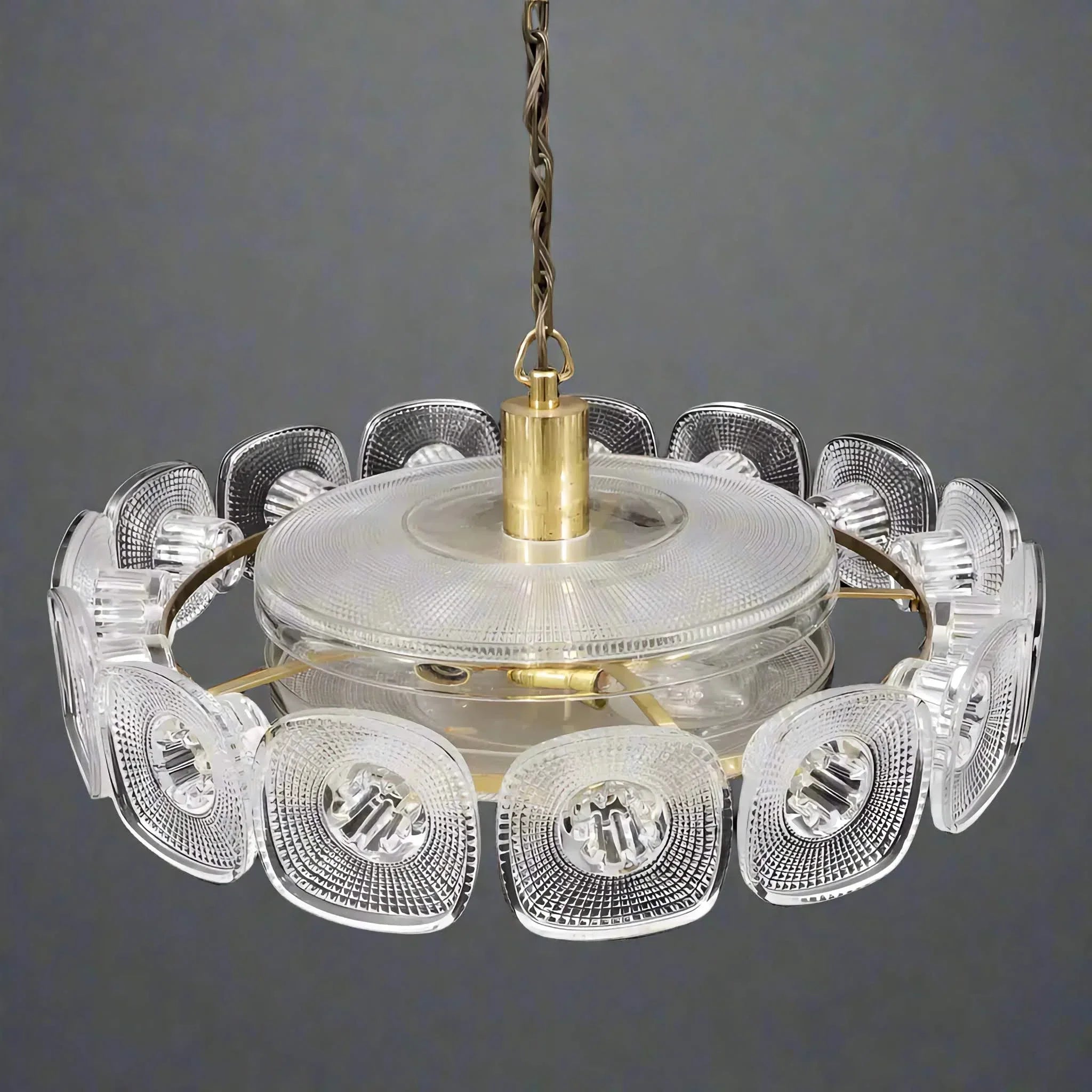 HAVEN CLEAR CRYSTAL CHANDELIER 23.6" 31.5"W
