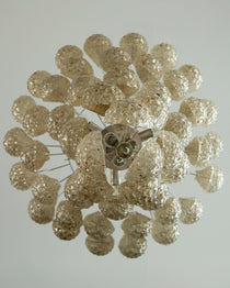Murano Chandelier – Drop – 41 glasses – Amber