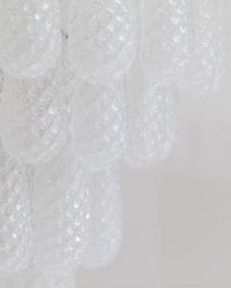 Murano Chandelier – Drop – 52 glasses – Transparent