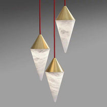 Conus Alabaster Chandelier