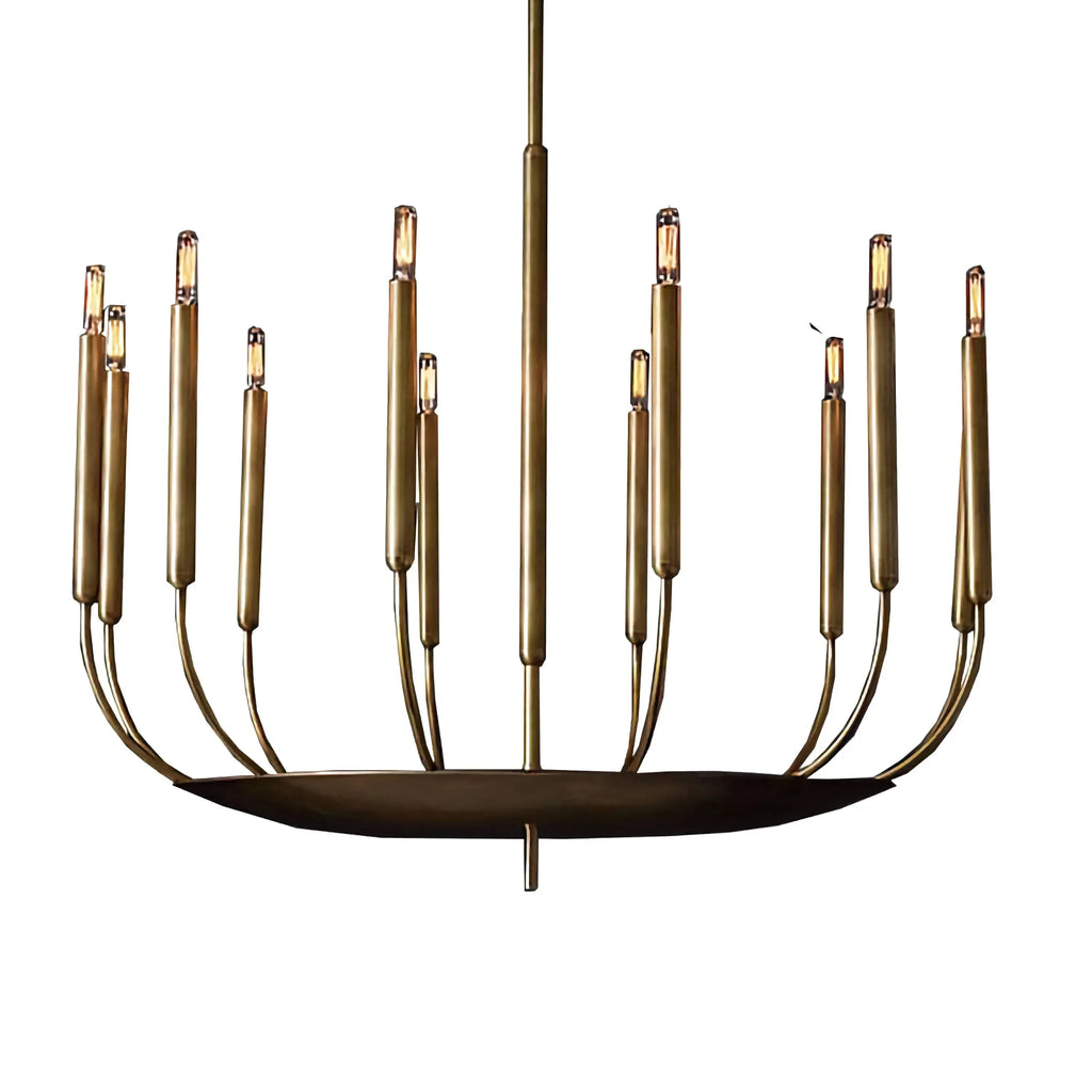 VINTA COPPER CANDLE CHANDELIER 23.6" 35.4" 47.2"D