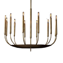 VINTA COPPER CANDLE CHANDELIER 23.6" 35.4" 47.2"D