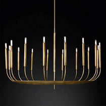 VINTA COPPER CANDLE CHANDELIER 23.6" 35.4" 47.2"D