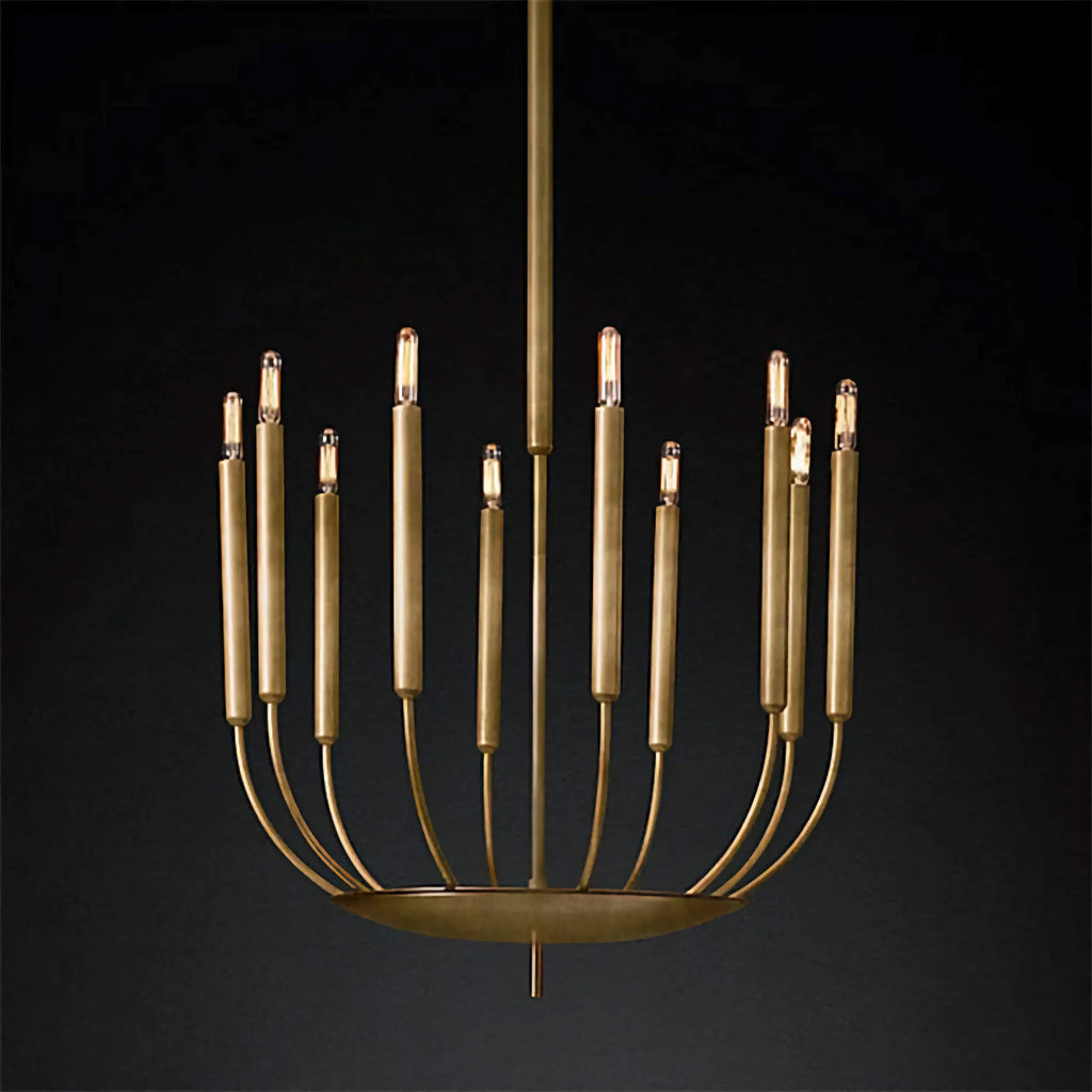 VINTA COPPER CANDLE CHANDELIER 23.6" 35.4" 47.2"D