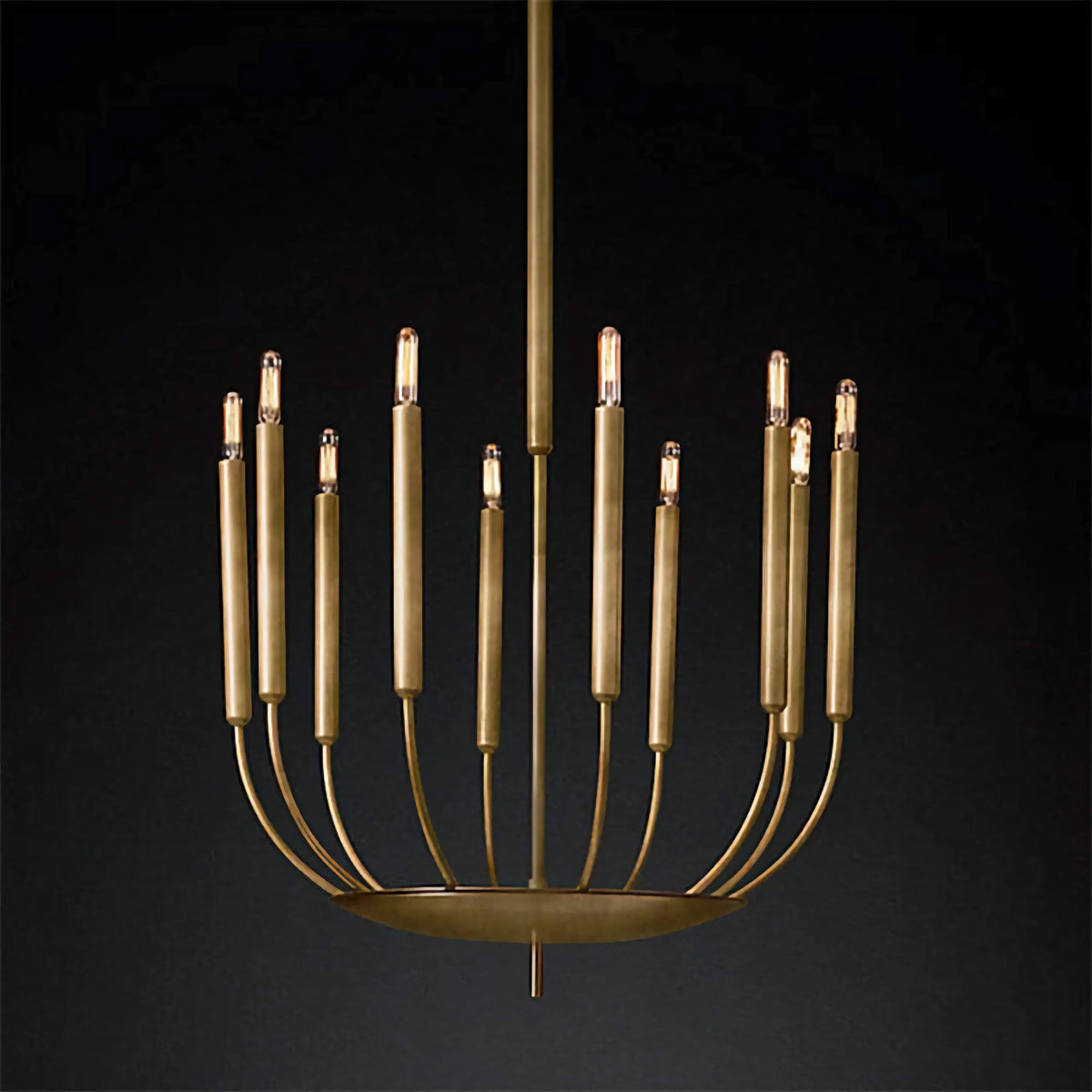 VINTA COPPER CANDLE CHANDELIER 23.6" 35.4" 47.2"D