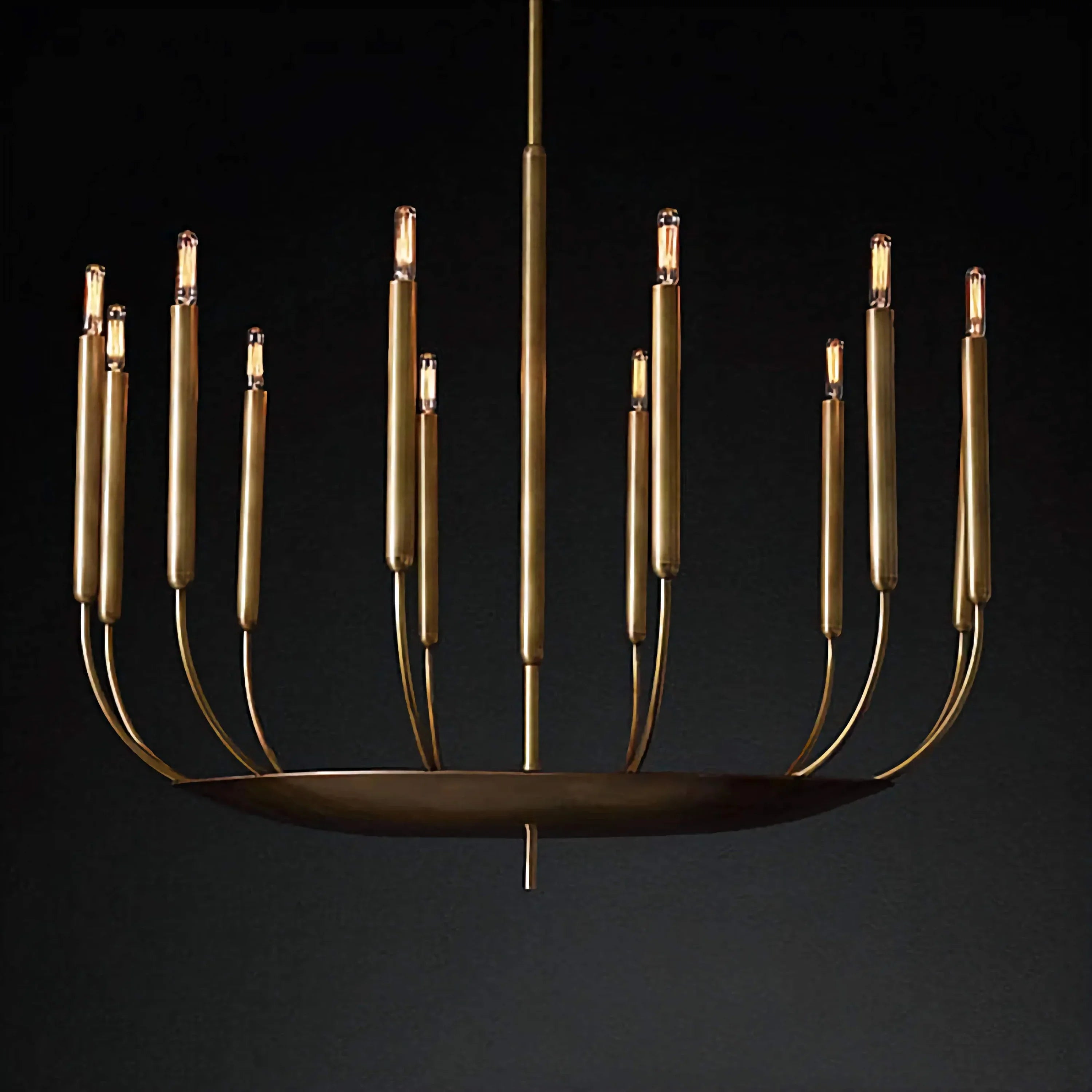 VINTA COPPER CANDLE CHANDELIER 23.6" 35.4" 47.2"D