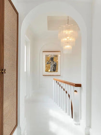 Murano Glass Chandelier – 48 tubes – Transparent
