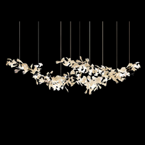 Gingko Large Ceramic Flower Artistic Branch Chandelier