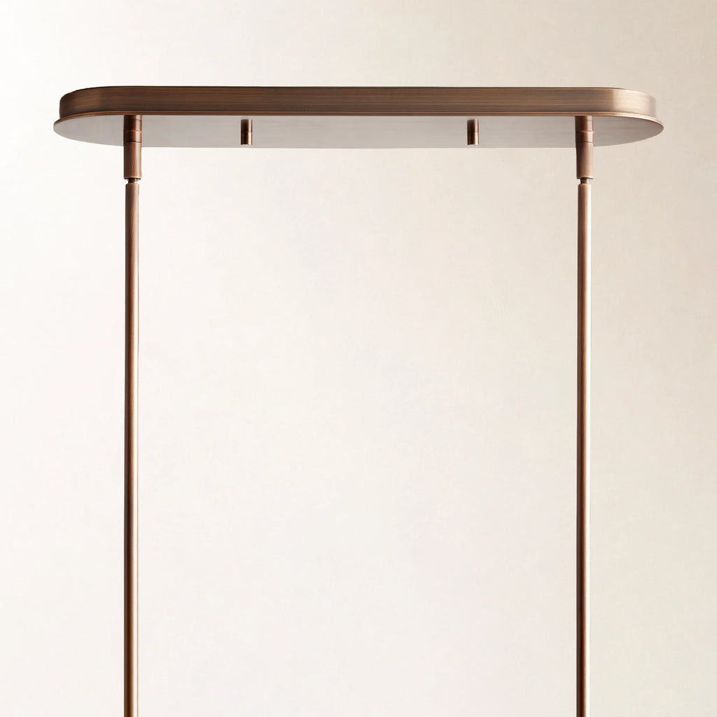 Daphne Fabric Linear Chandelier