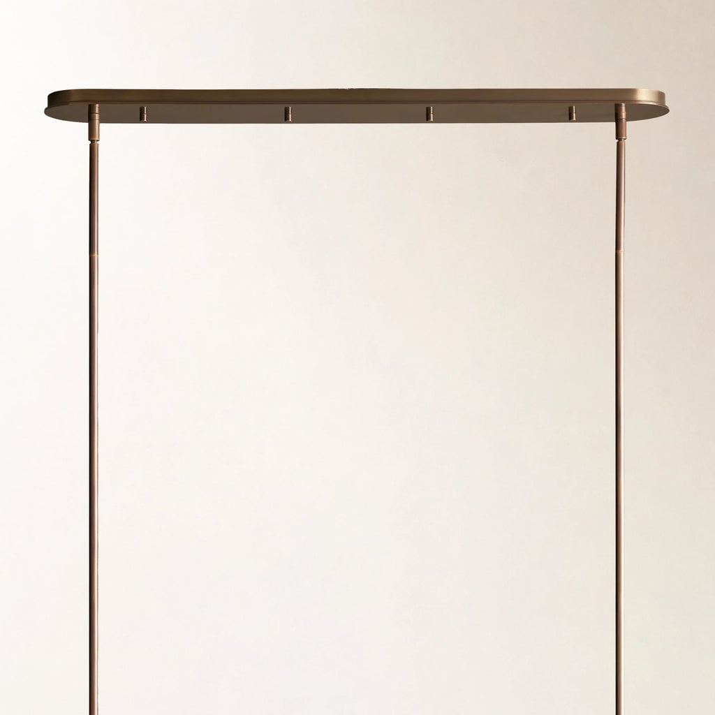 Daphne Fabric Linear Chandelier