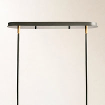 Daphne Fabric Linear Chandelier
