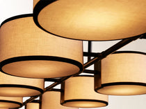 Daphne Fabric Linear Chandelier