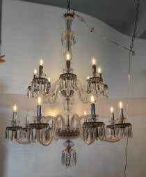 Elegant Crystal Chandelier in Italian Style for Bedroom and Living Room