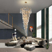 Raindrop Vantia Branch Crystal Chandelier 47.28" 59.1" 70.9" 94.6"H