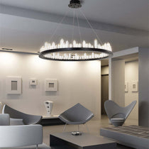 Lydia Crystal Ring Chandelier