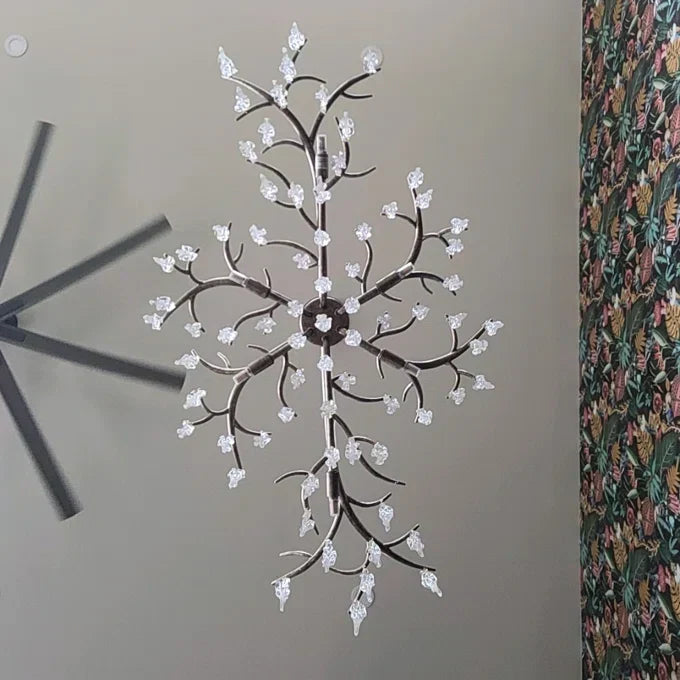 Luxury Crystal Geometric Branch Chandelier