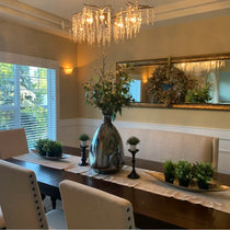 Luxury Crystal Geometric Branch Chandelier