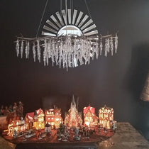 Luxury Crystal Geometric Branch Chandelier