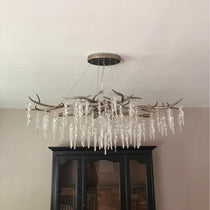 Luxury Crystal Geometric Branch Chandelier