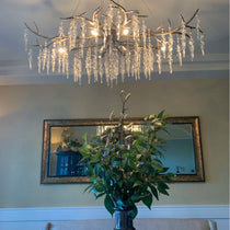 Luxury Crystal Geometric Branch Chandelier