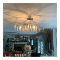 Luxury Crystal Geometric Branch Chandelier