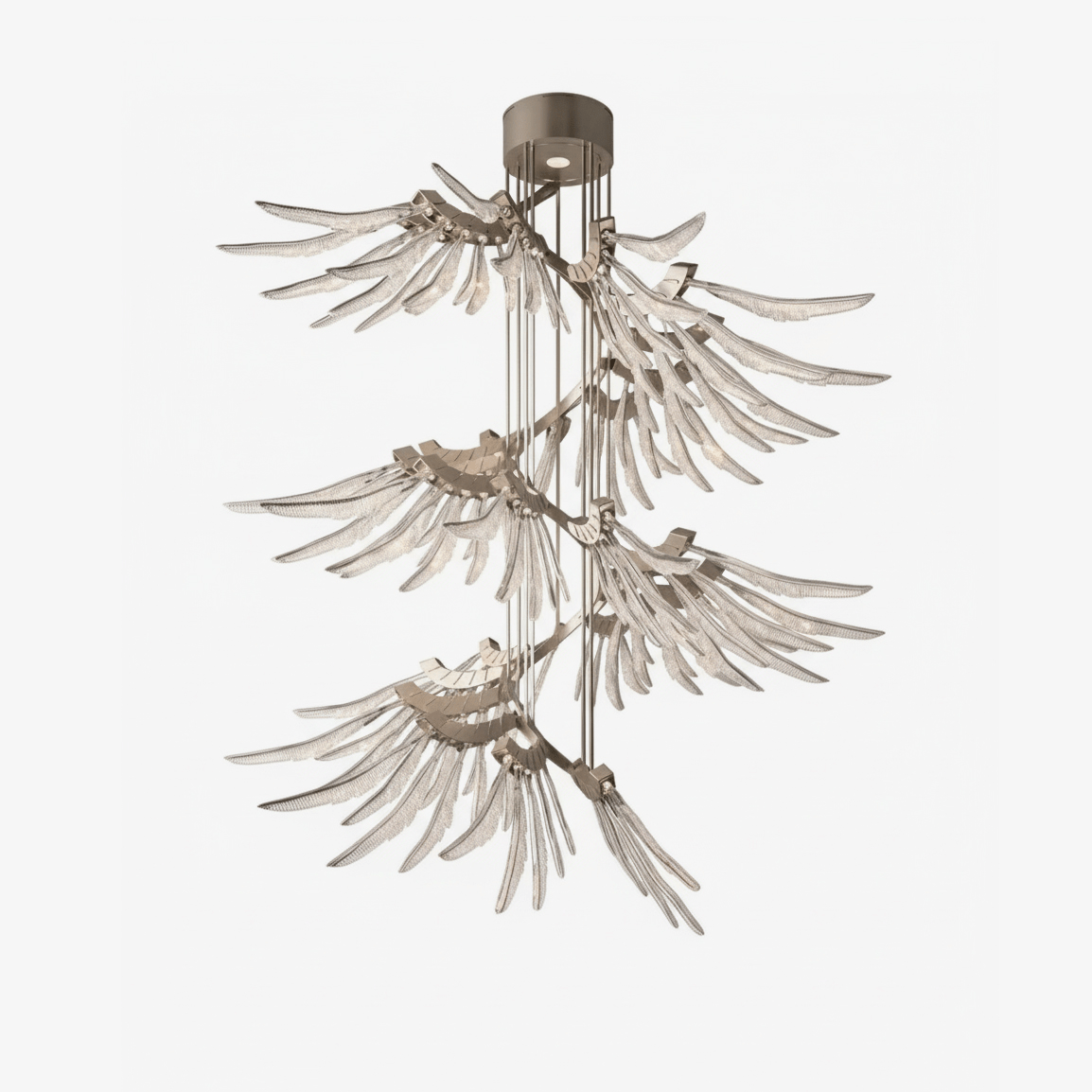 Contemporary Plumage Ascent Chandelier - CasaraHouse Main image