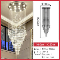 Albert Crystal Foyer & Staircase Chandelier 23" 31" 39" 47" D