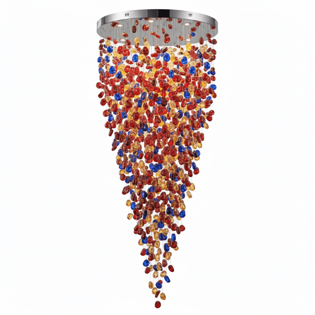 Crystal Stone Chandelier