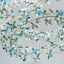 Modern Design Crystal Chandelier with Floral Crown Shape