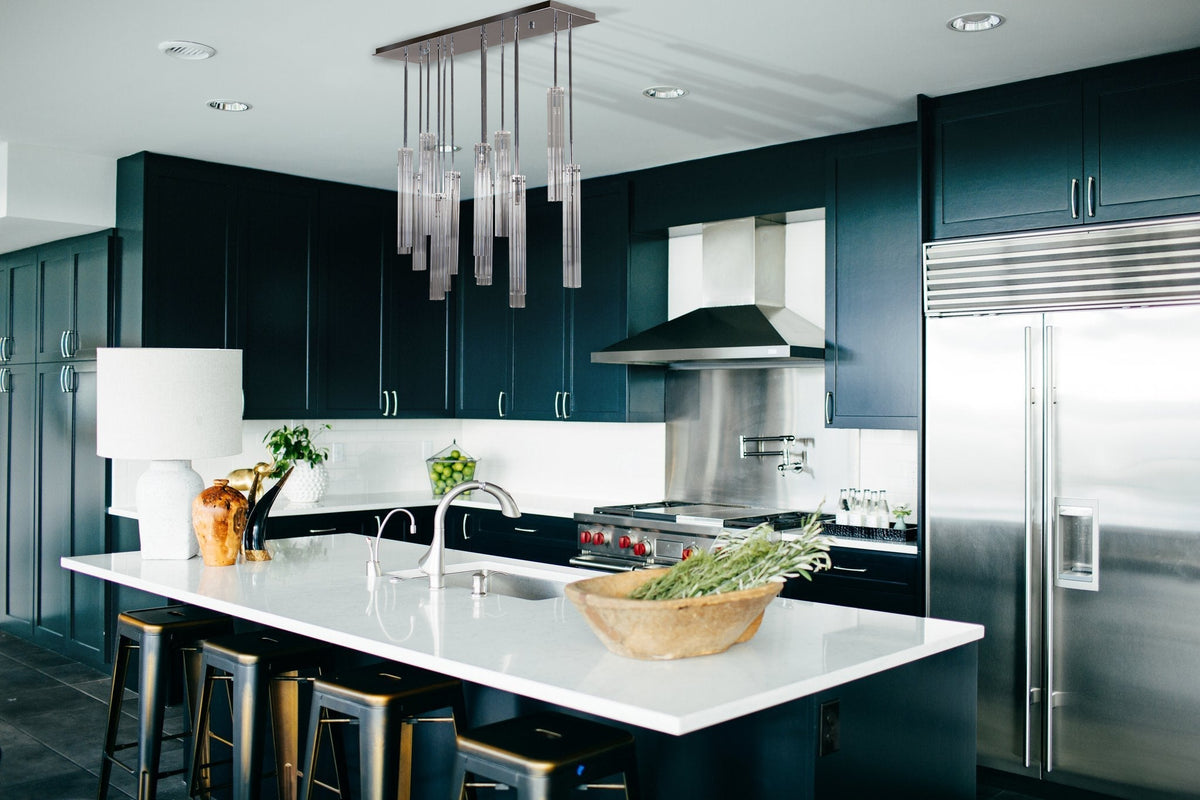 Aria Eden Multi Spot Glass Chandelier