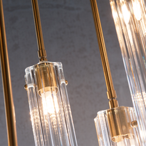 Aria Eden Multi Spot Glass Chandelier