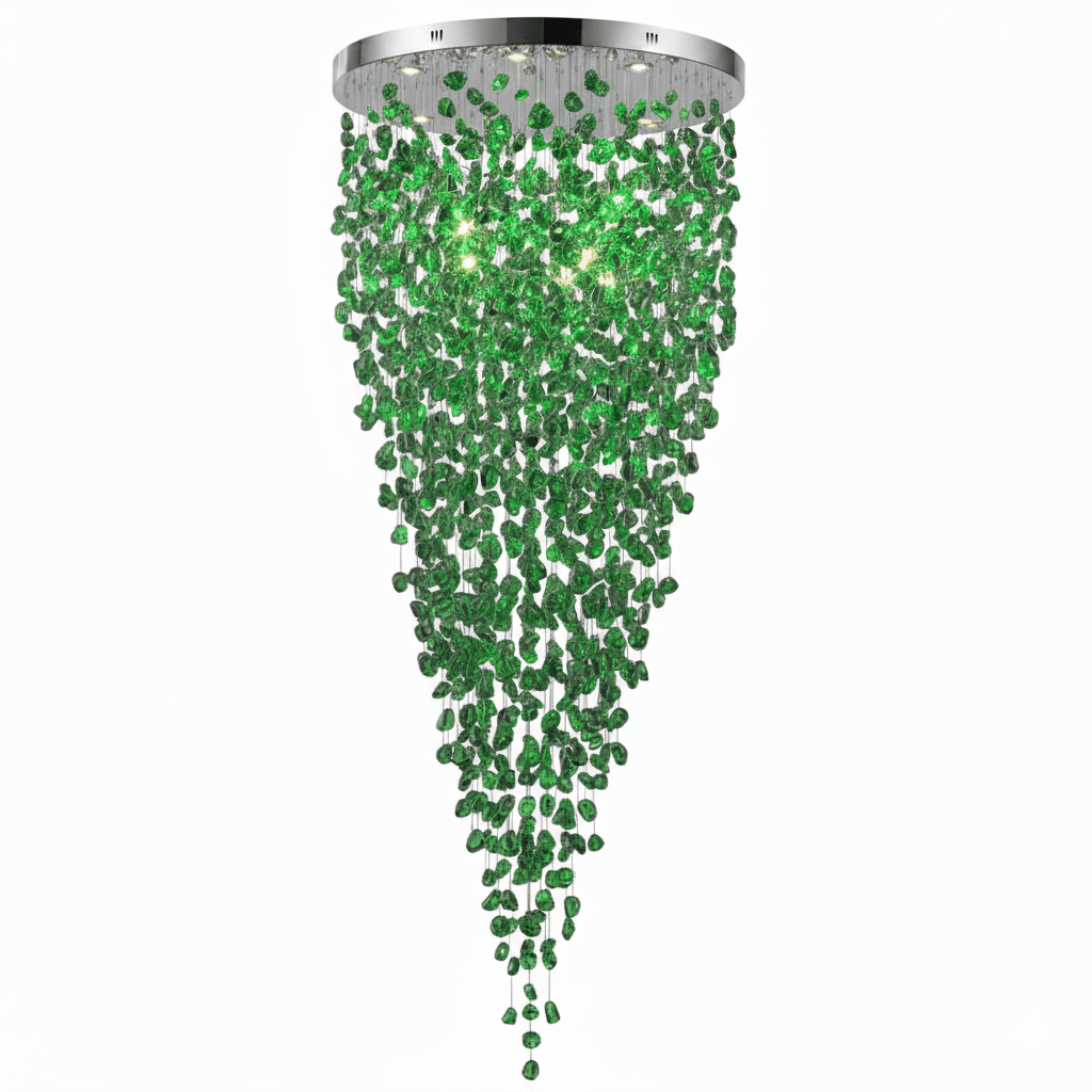 Crystal Stone Chandelier