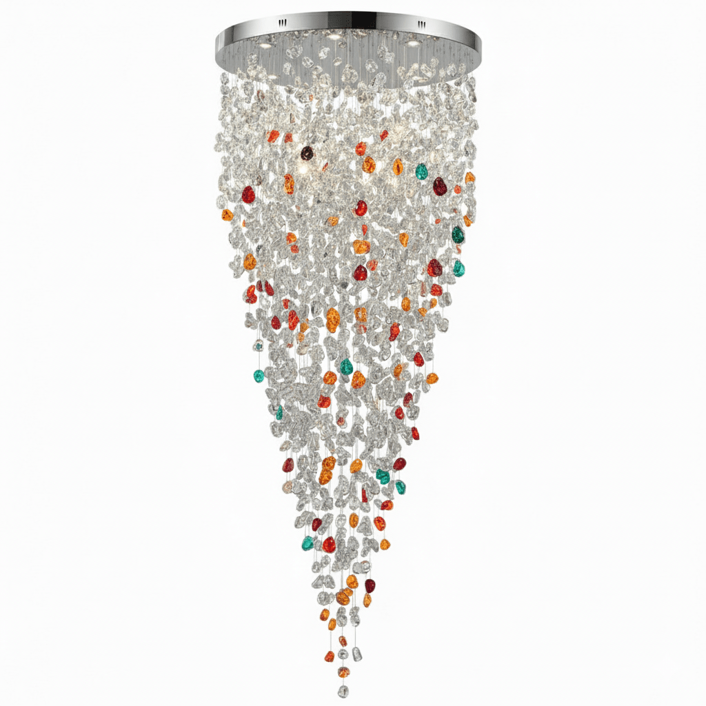 Crystal Stone Chandelier
